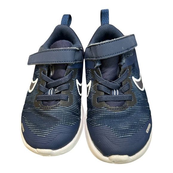 Nike Downshifter Midnight Navy Toddler Boy's Shoes-Sz 8C pre-owned - Picture 6 of 8